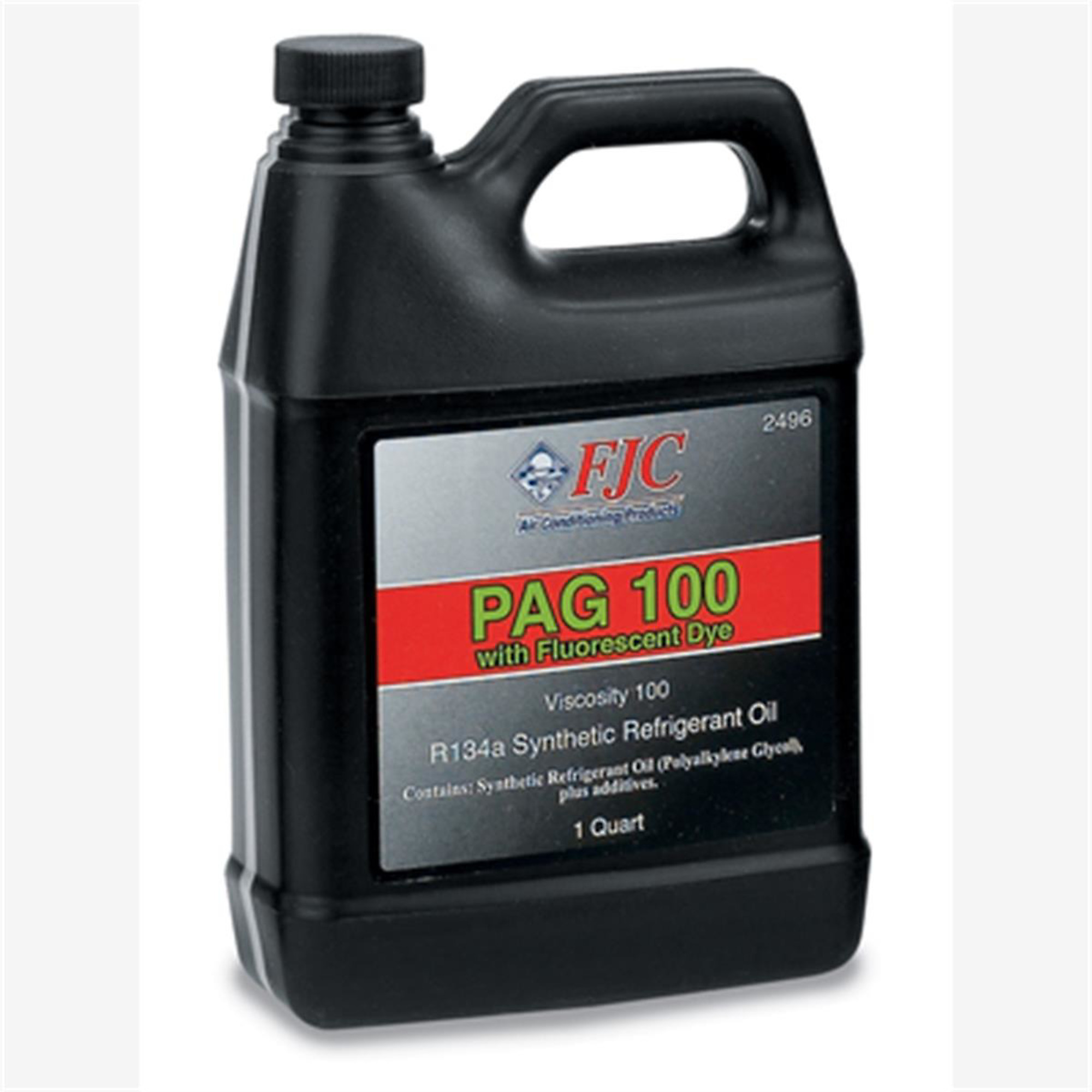 FJC PAG Oil 100 with Dye — 1 Quart, Model# FJC2496
